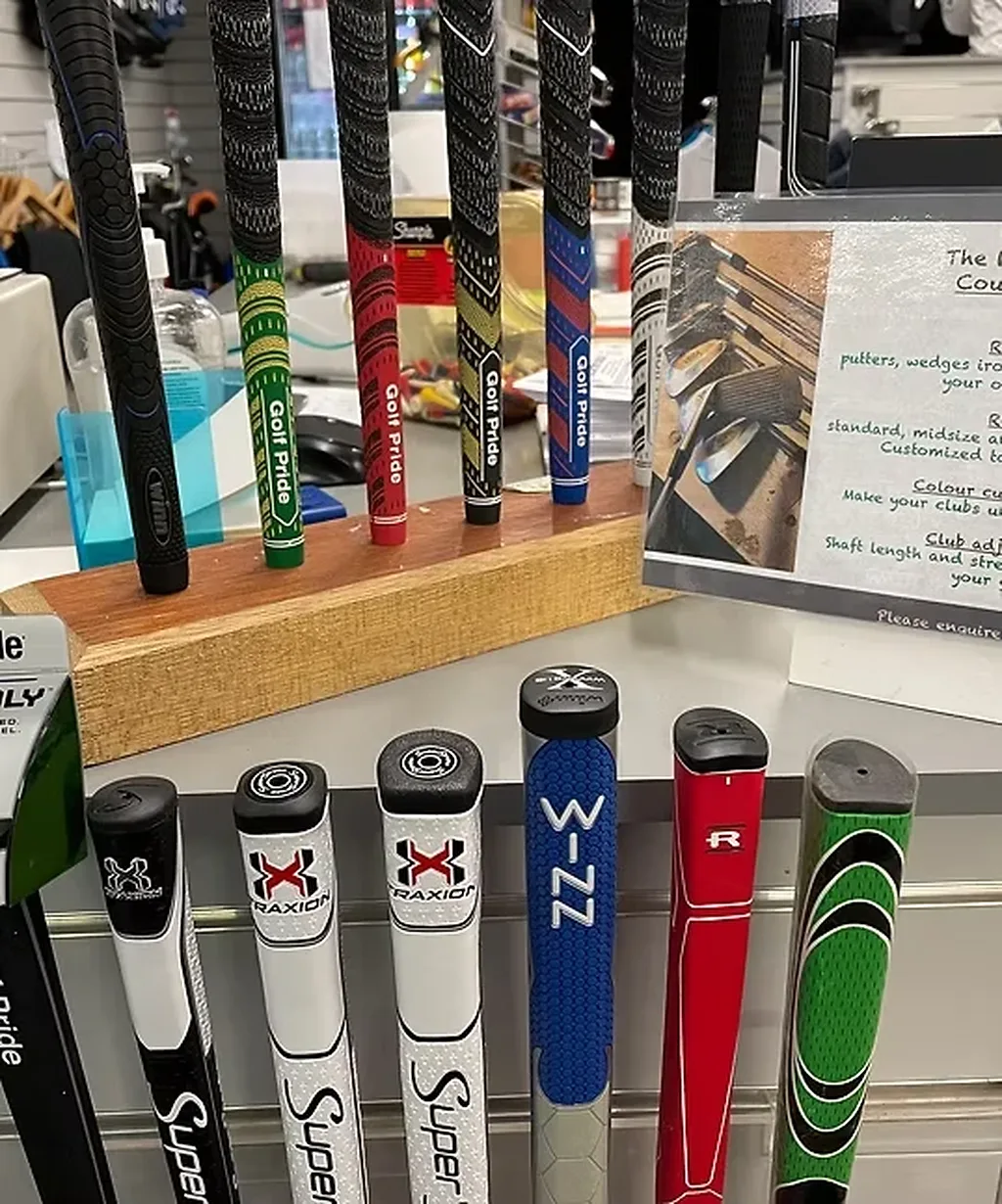 Hire clubs at reception
